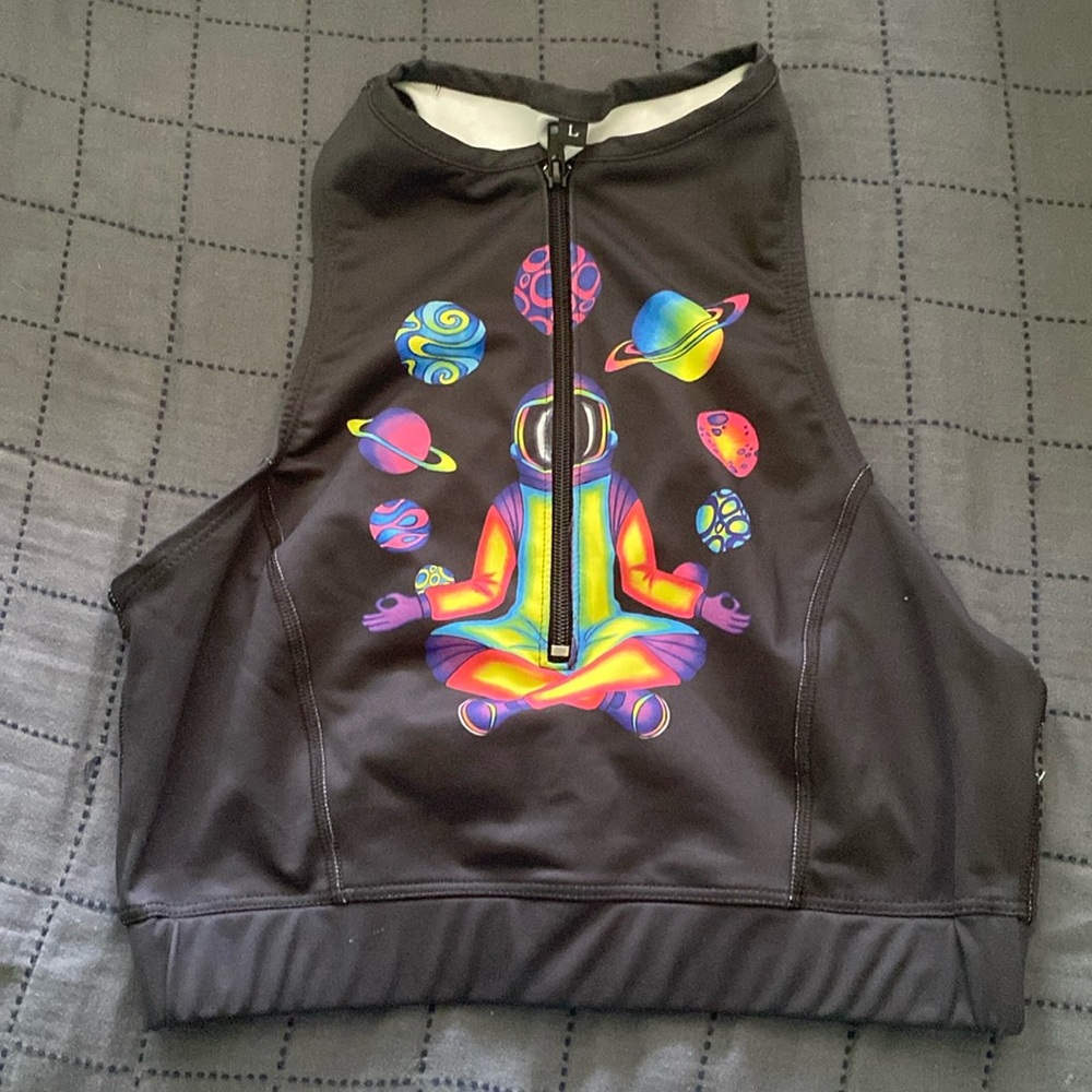 Electro Threads Festival Sports Bra Top